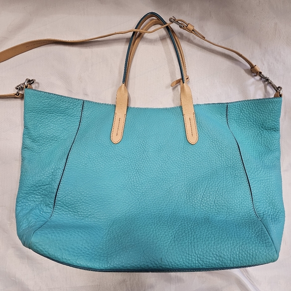Cole Haan Turquoise Leather Handbag - Picture 1 of 10